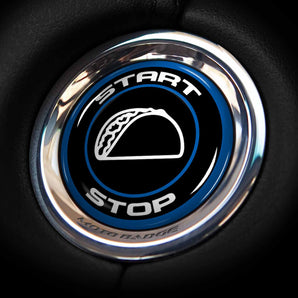 TACO Ma - Push Button Ignition Start Stop Overlay - Fits TOYOTA TACOMA Camry 4Runner Prius Corolla Rav4 Avalon Tundra & More