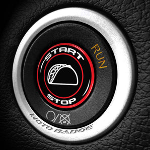 TACO - Fits Dodge Challenger & Charger - Start Button Cover for Hellcat, SXT, Scat Pack, Redeye, Demon & More