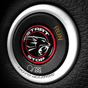 CAT - Fits Dodge Challenger & Charger HELLCAT - Start Button Cover Black Panther