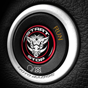 WAR PIG - Fits Dodge Challenger & Charger - Start Button Cover for Hellcat, SXT, Scat Pack, Redeye, Demon & More - Boar