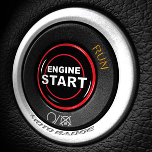 Engine Start - Fits Dodge Challenger & Charger - Start Button Cover for Hellcat, SXT, Scat Pack, Redeye, Demon & More