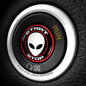 ALIEN - Fits Dodge Challenger & Charger - Start Button Cover for Hellcat, SXT, Scat Pack, Redeye, Demon & More