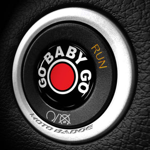 GO Baby GO - Fits Dodge Challenger & Charger - Start Button Cover for Hellcat SXT Demon Redeye Scat Pack
