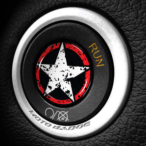 STAR - Fits Dodge Challenger & Charger - Start Button Cover for Hellcat SXT Demon Redeye Scat Pack
