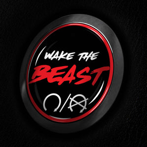 Wake The BEAST Push Start Button Cover for Ford Maverick Truck