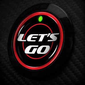 Let's GO! - Fits Ford RANGER - Start Button Cover for XL XLT Lariat Raptor Truck and more