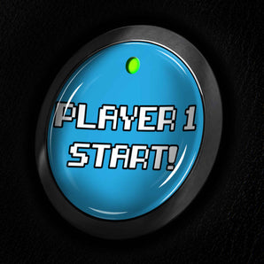 Player 1 Start Button Cover for Ford LIGHTNING F-150 Ev Truck Pro XLT Lariat Premium