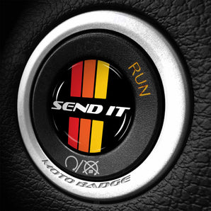 SEND IT Retro - Chrysler 300 Start Button Overlay Cover - fits 300c 300s 200 & More