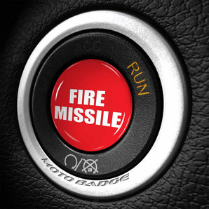 FIRE MISSILE - Chrysler 300 Red Start Button Cover - fits 300c 300s 200 & More