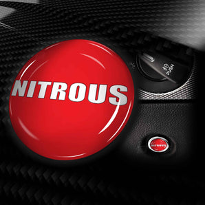 NITROUS Fuel Door Button Cover - Fits Dodge DURANGO Gas Cap Door Release Push Button Cover