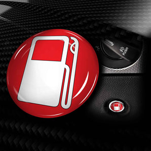 Fuel Door Button Cover - Fits Dodge DURANGO Gas Cap Door Release Push Button Overlay