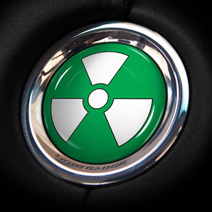 Radioactive - Mitsubishi Start Button Cover Fits Mitsubishi Mirage G4, Eclipse Cross