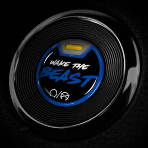 Wake The BEAST Push Start Button Cover for Nissan Titan, Sentra, Pathfinder, Juke, Murano, Versa, Altima, Maxima +