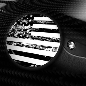 US Flag Fuel Door Button Cover - fits Chrysler Pacifica & Voyager Gas Cap Door Release Button Cover
