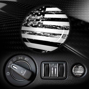 US Flag Trunk Button - Fits Dodge Charger & Challenger Trunk Release Push Button Cover