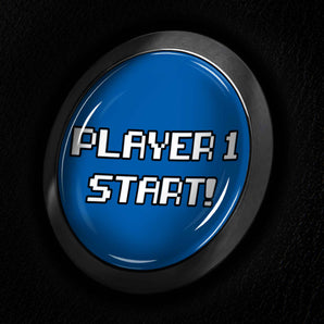 PLAYER 1 START - fits Ford Fusion Focus Taurus Fiesta ST RS & More - Start Button Cover