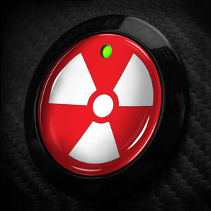 Radioactive - Fits Ford F Series Trucks - Push Start Button Cover for F150 F250 Super Duty and More