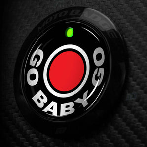GO BABY GO - Fits Ford F-Series Trucks - Push Start Button Cover for F150 F250 Super Duty and More