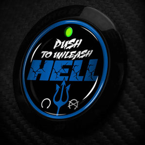 Push to Unleash Hell - Fits Ford RANGER - Start Button Cover for XL XLT Lariat Raptor Truck and more