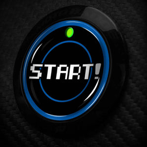 START! - Fits Ford RANGER - 8 Bit Gamer Style Start Button Cover for XL XLT Lariat Raptor Truck and more