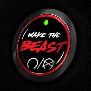 Wake the Beast - Fits Ford LIGHTNING - Start Button Cover for F-150 EV Truck 2022 and newer Pro, XLT, Lariat and Premium Electric Vehicle