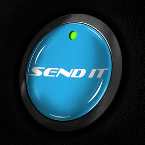 SEND IT - Fits Ford LIGHTNING - Start Button Cover for F-150 EV Truck 2022 and newer Pro, XLT, Lariat and Premium Electric Vehicle