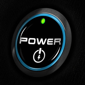 Power ON / OFF - Fits Ford LIGHTNING - Start Button Cover for F-150 EV Truck 2022 and newer Pro, XLT, Lariat and Premium Electric Vehicle