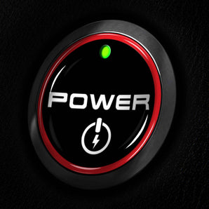 Power ON / OFF - Fits Ford LIGHTNING - Start Button Cover for F-150 EV Truck 2022 and newer Pro, XLT, Lariat and Premium Electric Vehicle