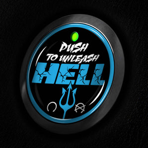 Unleash HELL - Fits Ford LIGHTNING - Start Button Cover for F-150 EV Truck 2022 and newer Pro, XLT, Lariat and Premium Electric Vehicle