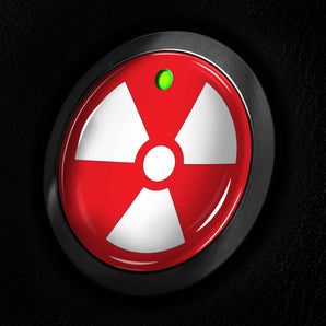Radioactive - Fits Ford LIGHTNING - Start Button Cover for F-150 EV Truck 2022 and newer Pro, XLT, Lariat and Premium Electric Vehicle