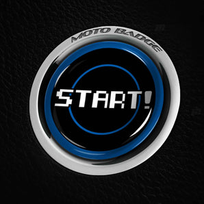 START! Alfa Romeo Push Start Button Overlay - fits 2017-2024 Giulia, Stelvio, Quadrifoglio, Ti, Tonale - 8 Bit Gamer Style