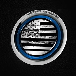 US Flag - Alfa Romeo Start Button Cover fits 2017-2024 Giulia, Stelvio, Quadrifoglio, Ti, Tonale
