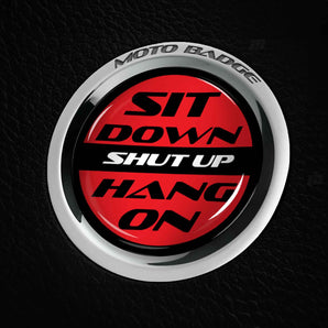 Sit Down Shut Up Hang On - Alfa Romeo Start Button Cover fits 2017-2024 Giulia, Stelvio, Quadrifoglio, Ti, Tonale