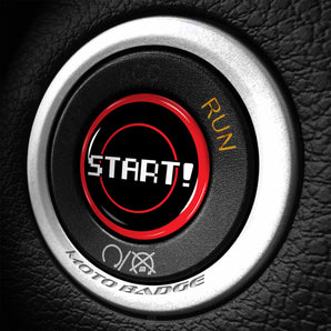 START! - Pacifica & Voyager Minivan Start Button Cover - fits Chrysler Van Push to Start Ignition Switch