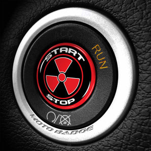 Radioactive - Pacifica & Voyager Minivan Start Button Cover - fits Chrysler Van Push to Start Ignition Switch