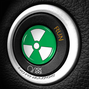 Radioactive - Pacifica & Voyager Minivan Start Button Cover - fits Chrysler Van Push to Start Ignition Switch