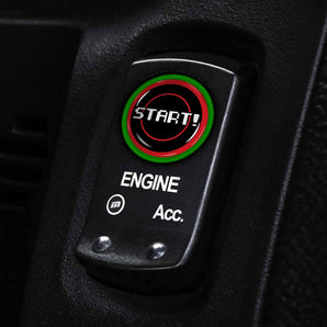 START! Corvette C6 Push Start Button Overlay - 8 Bit Gamer Style