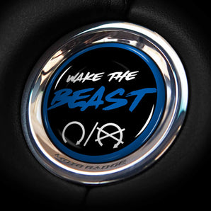 Wake the Beast C8 Corvette Start Button Cover for 2020-2024 Stingray, E-Ray, ZR1, Z06