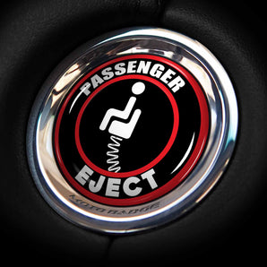 Passenger Eject - Corvette C8 Start Button Cover - Fits 2020-2024 Stingray, E-Ray, ZR1, Z06 - Ejection Seat