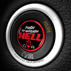 Unleash HELL - Dodge Durango Start Button Cover Overlay (2014-2024)