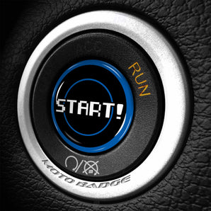 START! Dodge Durango (2014-2024) Push Start Button Overlay - 8 Bit Gamer Style