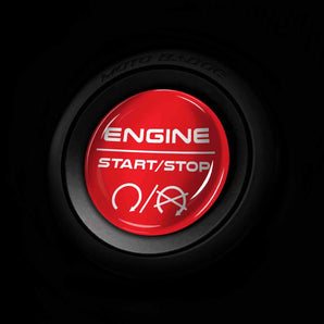 Engine Start - Fiat 500X Start Button Cover Sport - Lounge, Pop, Trekking, Urbana, 2016-2024