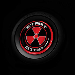 Radioactive - Fiat 500X Start Button Overlay Cover - Lounge, Pop, Trekking, Urbana, Sport + Sport 2016-2024