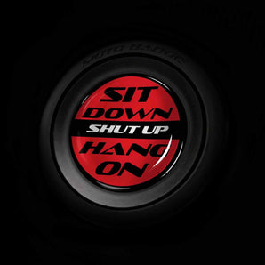 Sit Down Shut Up Hang On - Fiat 500X Start Button Cover Lounge, Pop, Trekking, Urbana, Sport