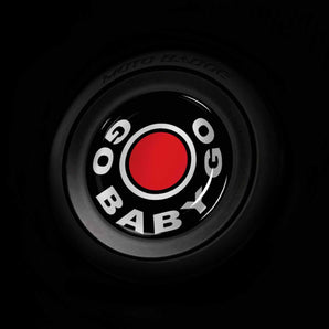 GO BABY GO! - Fiat 500X Start Button Cover Lounge, Pop, Trekking, Urbana, Sport +