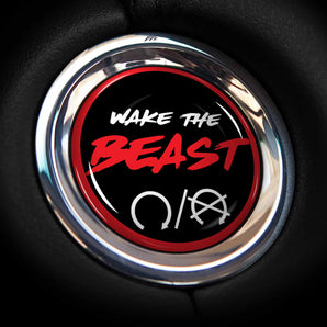 Wake the Beast - fits FIAT 124 Spider - Start Button Cover for Classica, Lusso, Urbana, Abarth