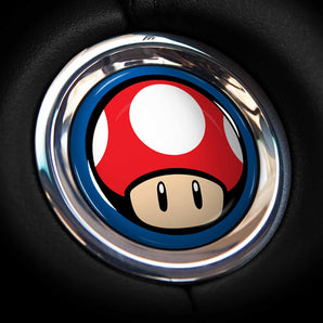 1 Up Mushroom - FIAT 124 Spider Start Button Cover for Classica, Lusso, Urbana, Abarth