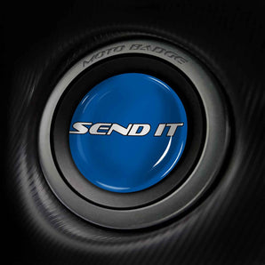 SEND IT Jaguar Start Button Overlay Cover for 2007-2024 F-Type, XK, F-Pace, XJ, XE & More