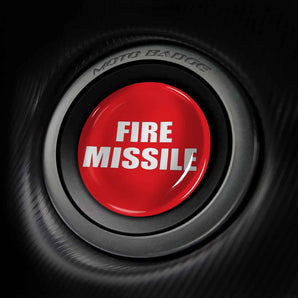 FIRE MISSILE - Jaguar Red Start Button Cover for 2007-2024 F-Type, XK, F-Pace, XJ, XE & More