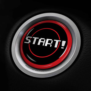 START! Kia Telluride Push Start Button Overlay - 8 Bit Gamer Style